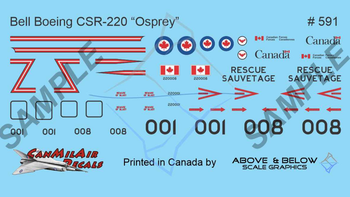 591 - Bell Boeing V-22 / CSR-220 Osprey - 440 SQN FWSAR Proposal
