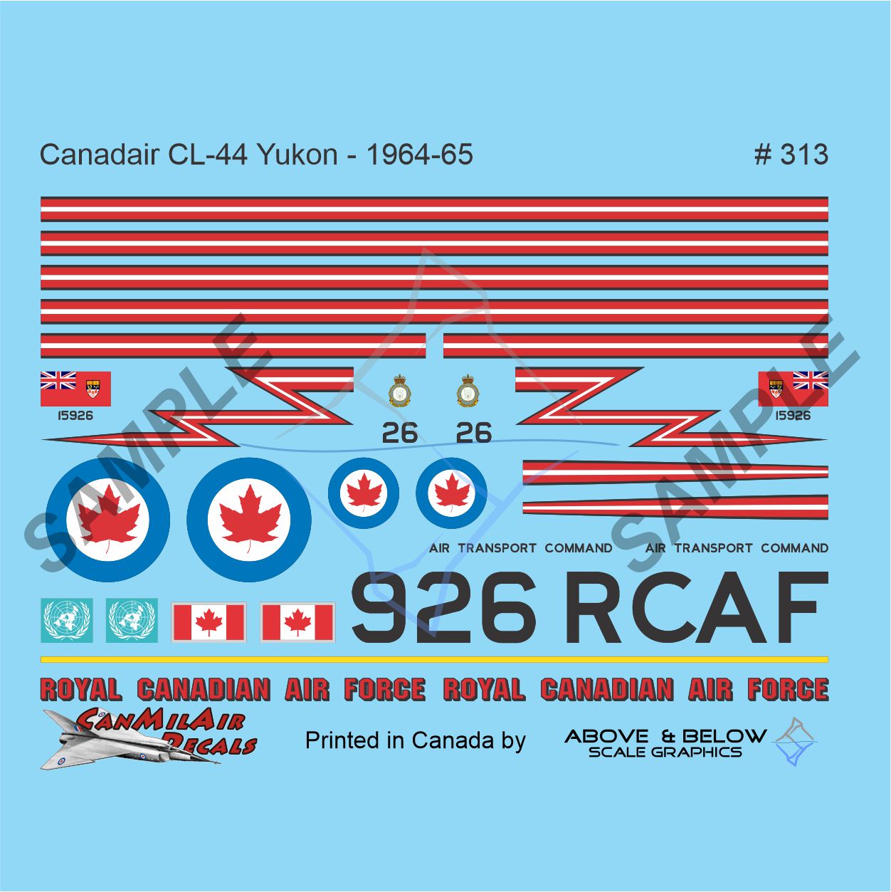 313 - Canadair CL-44 Yukon (1964-65) S/N 15926