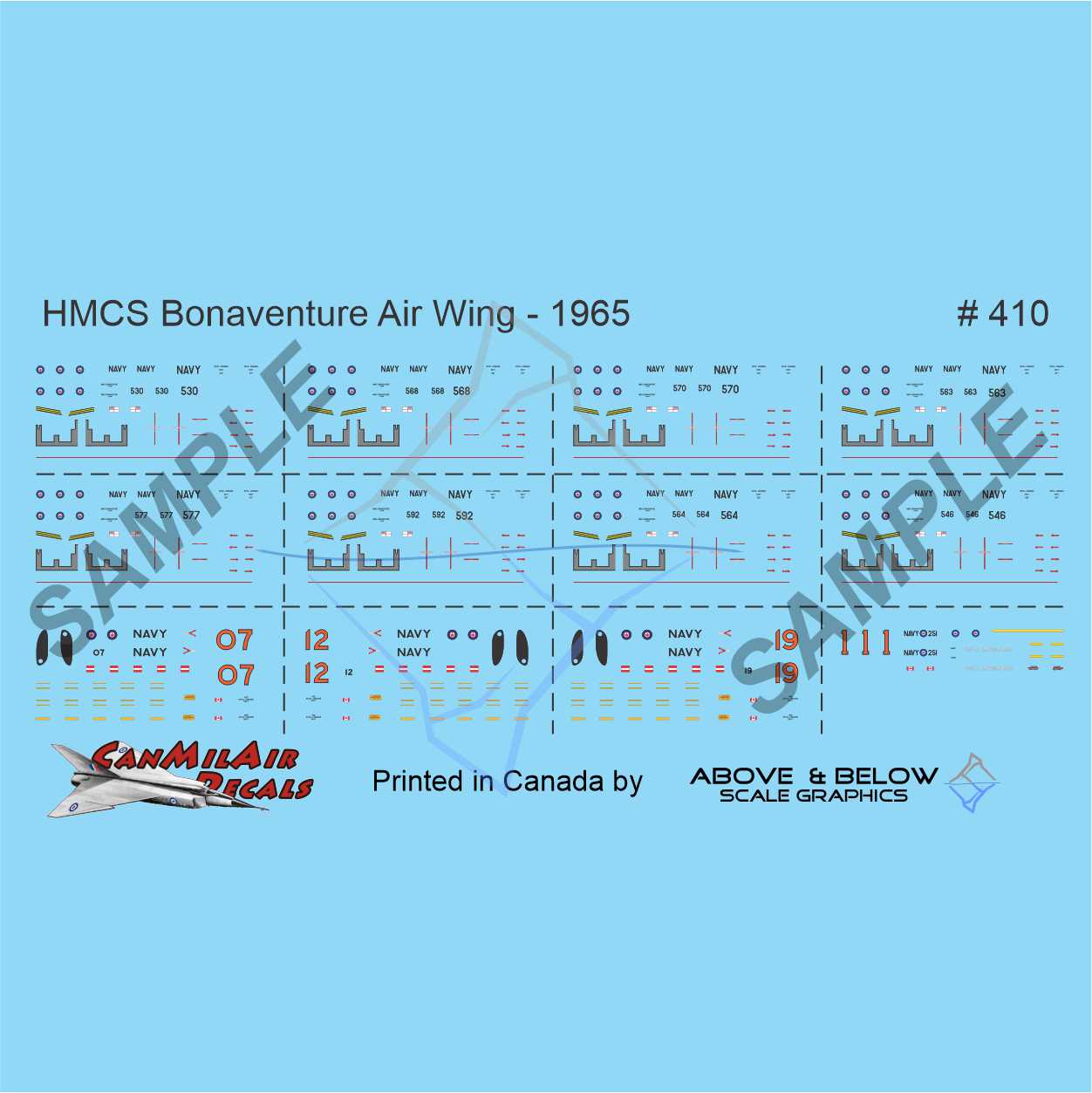 410 - HMCS Bonaventure Air WIng 1965 (1:400)