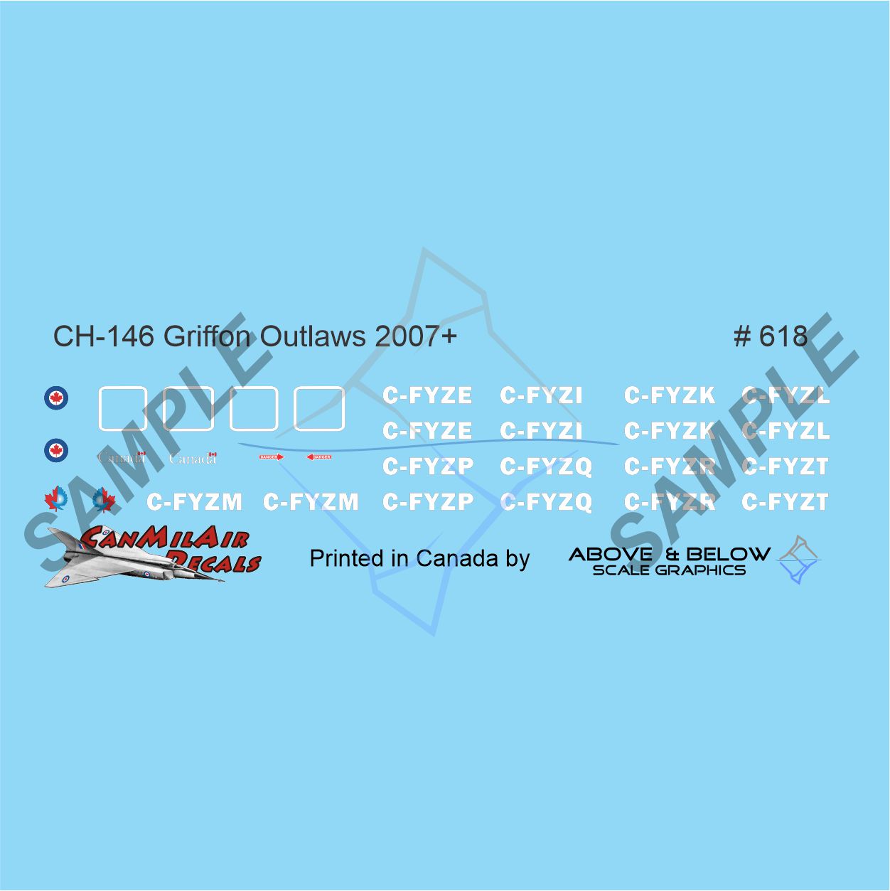 618 - Bell 412CF / CT-146 Outlaw - FIP