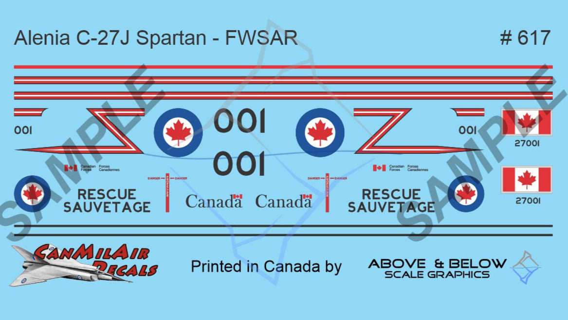 617 - Alenia C-27J Spartan - FWSAR Proposal