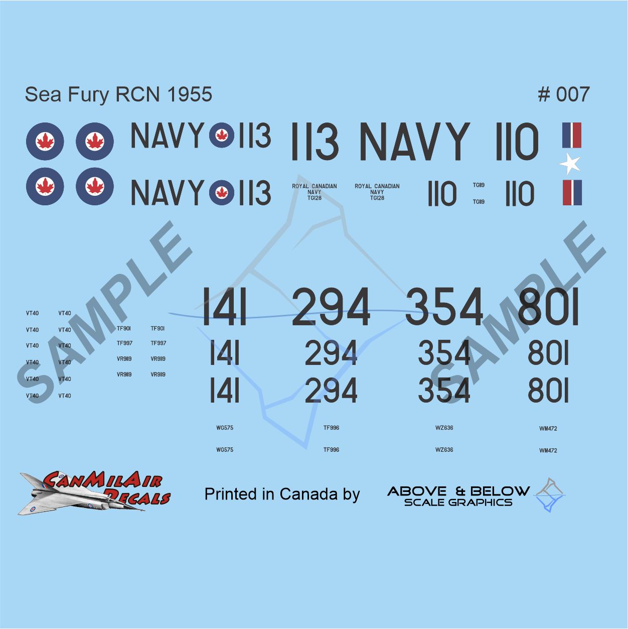 007 - Hawker Sea Fury - RCN (1955)