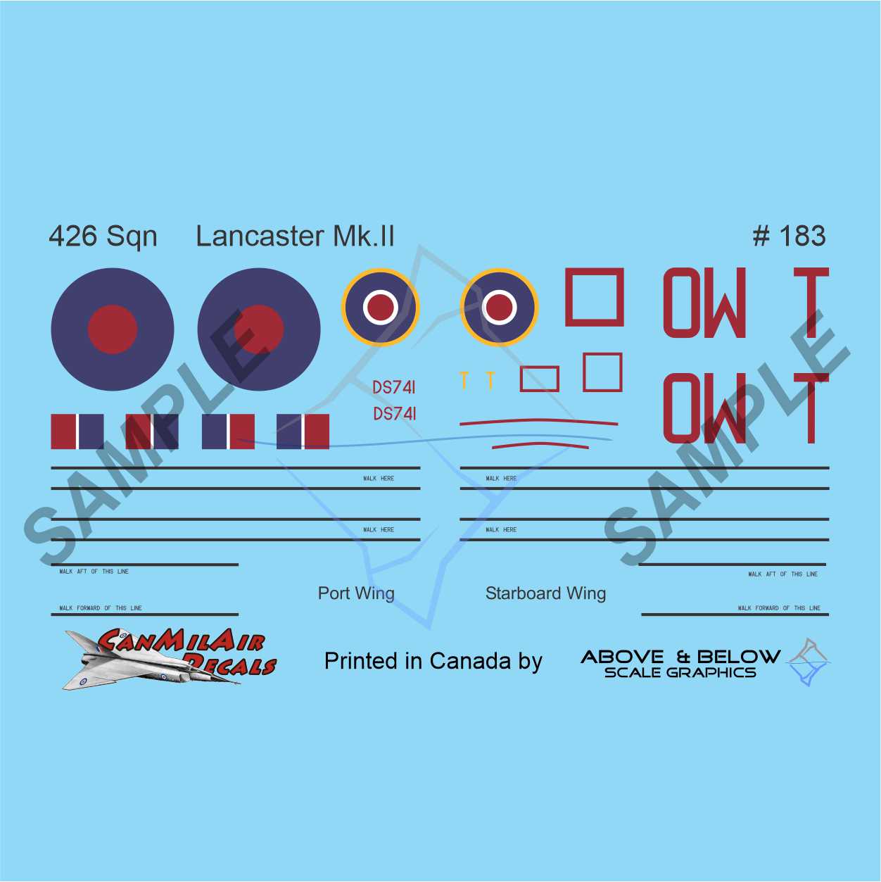 183 - Avro Lancaster B Mk.II - 426 Sqn 'OW*T' (1944)