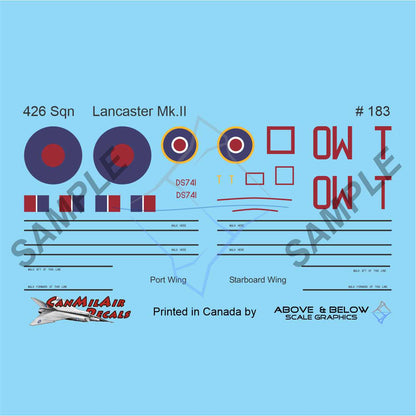 183 - Avro Lancaster B Mk.II - 426 Sqn 'OW*T' (1944)