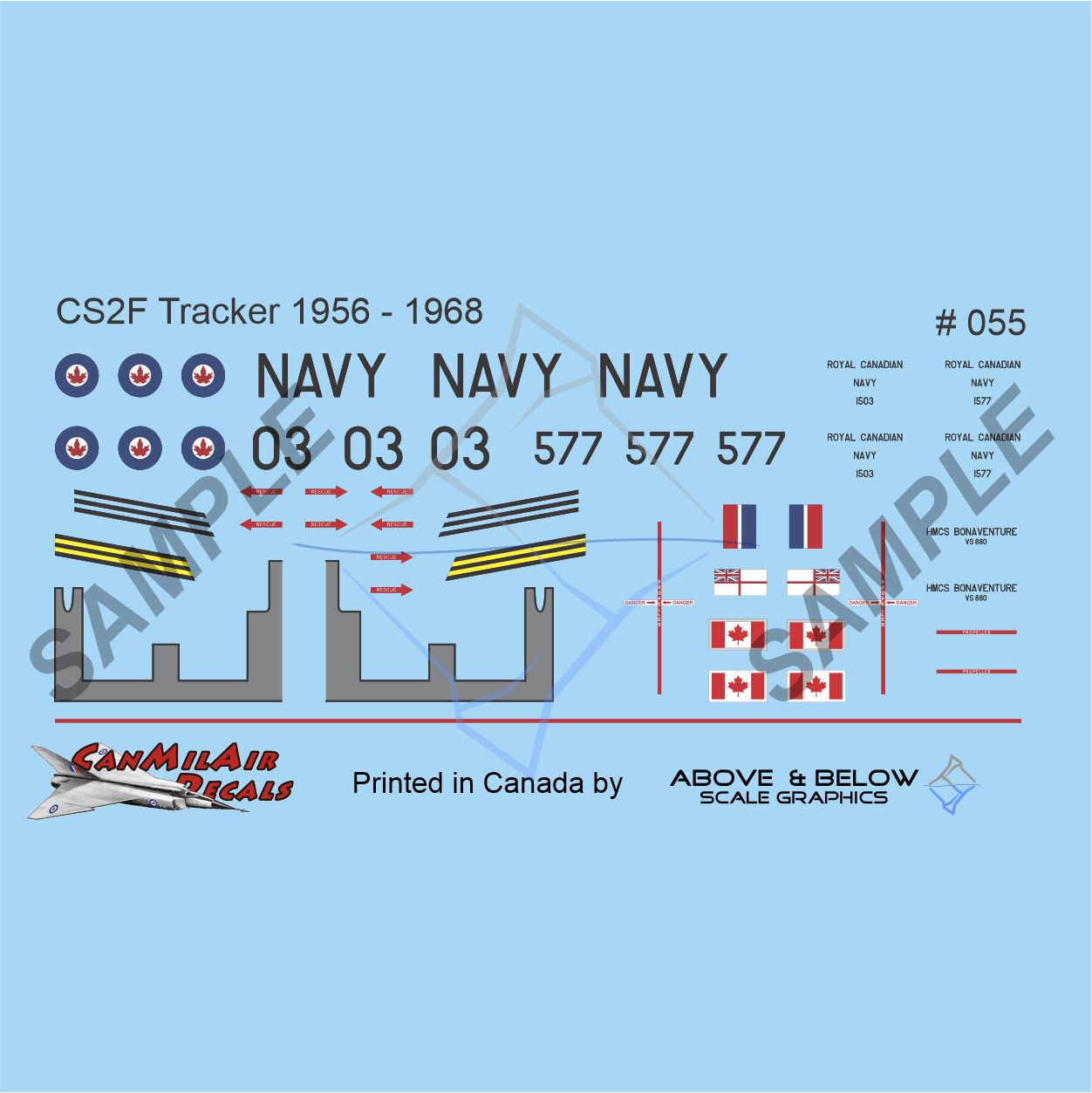 055 - Grumman CS2F Tracker - VS-881 Sqn RCN (1960)