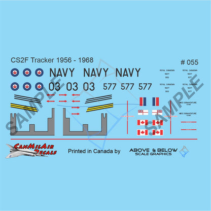 055 - Grumman CS2F Tracker - VS-881 Sqn RCN (1960)