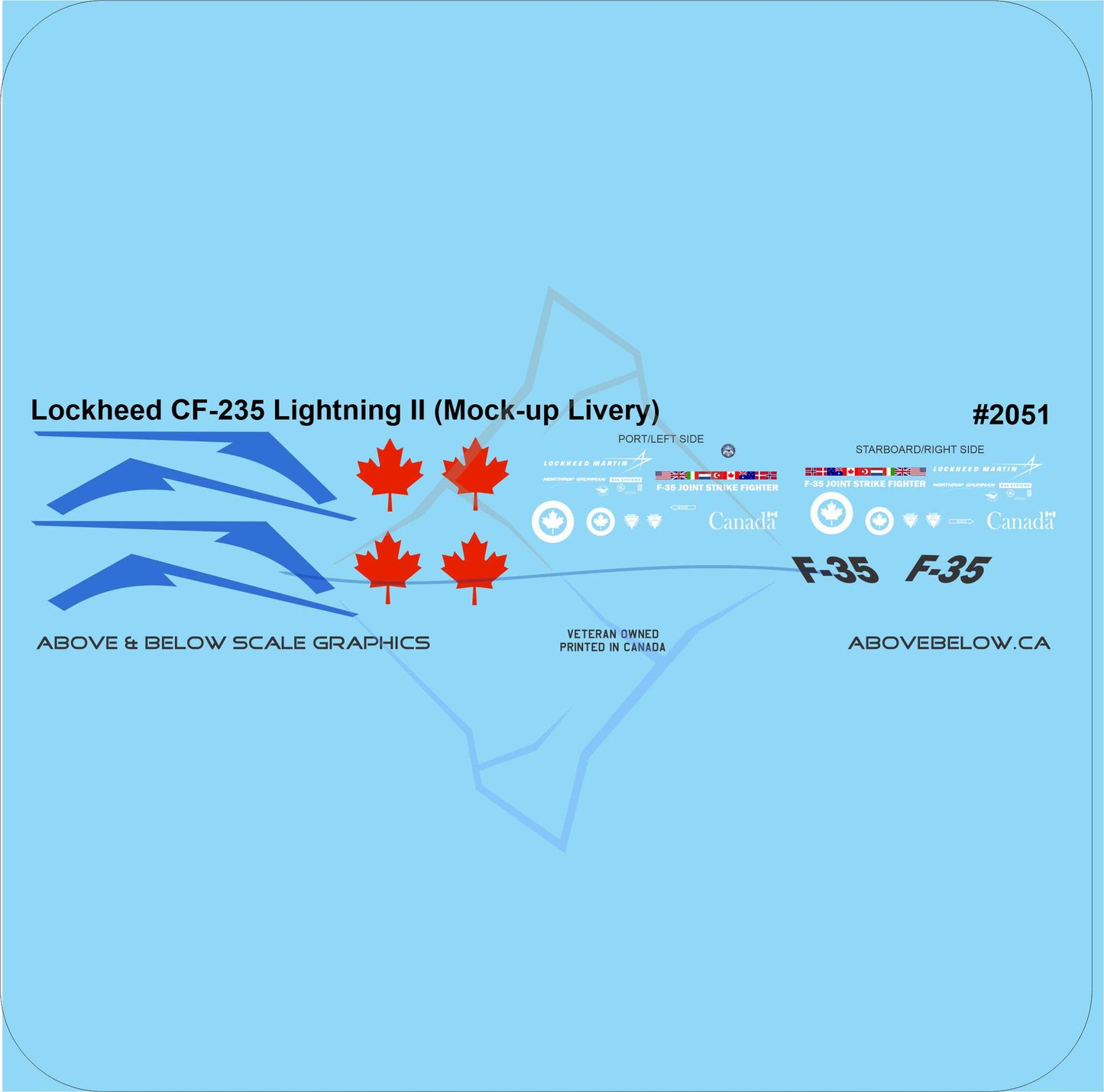 2051 - Lockheed F-35 Lightning II JSF - Wooden Mock-up