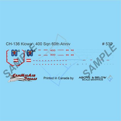530 - Bell CH-136 Kiowa - 400 Sqn 60th Anniversary (1992)