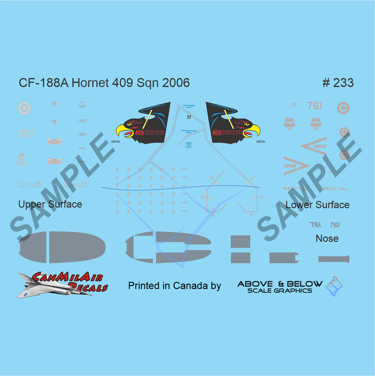 233 - McDonnell CF-188 Hornet - 409 Sqn - Reactivation (2006)