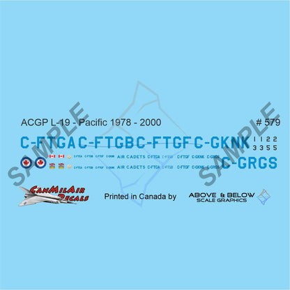 579 - Cessna L-19A/E Bird Dog - ACGP Pacific Region (1978-2000)