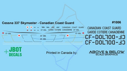 1006 -  Cessna 337 Skymaster - Canadian Coast Guard