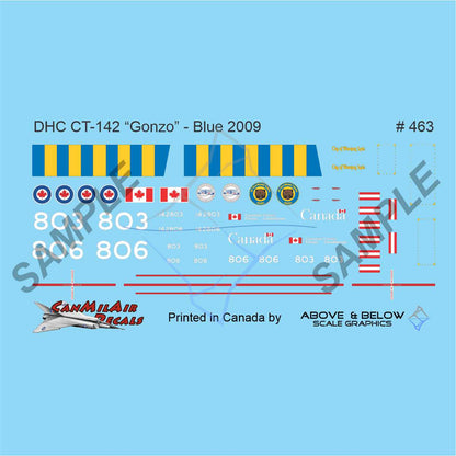 463 - DeHavilland Canada CT-142 "Gonzo Dash-8" - FIP Blue Livery (2003+)