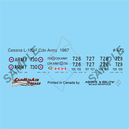 472 - Cessna L-182 Sky Lane - Canadian Army Air Corps (1967)