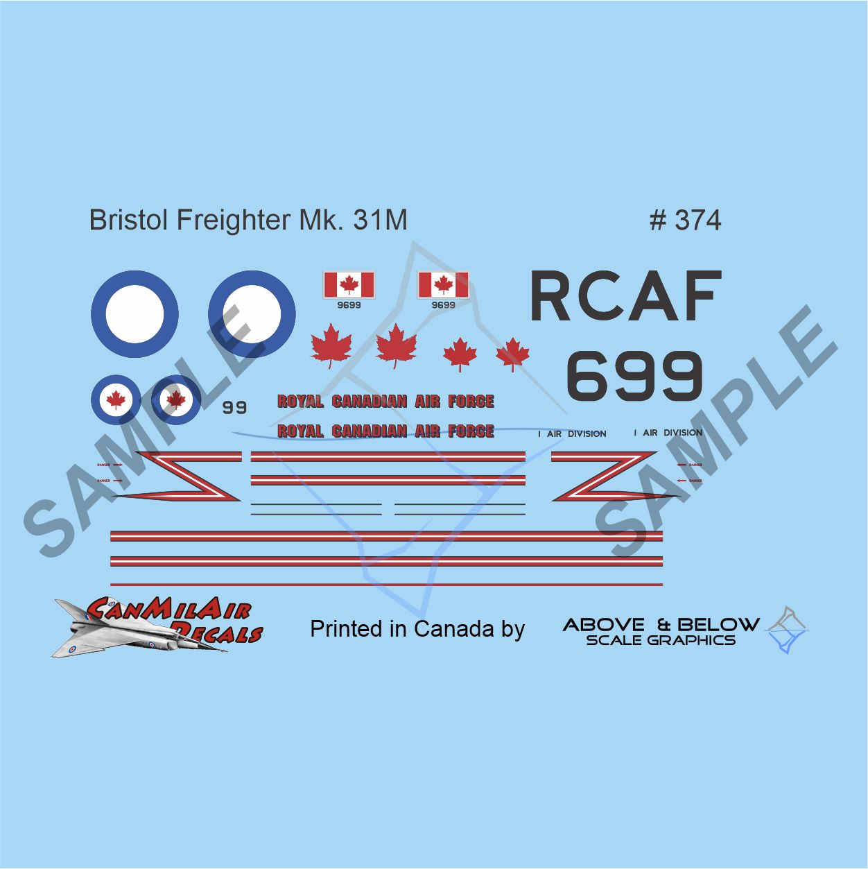 374 - Bristol Freighter Mk. 31M - RCAF+3 (1966-67)
