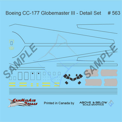 563 - McDonnell Boeing CC-177 Globemaster III - FIP Detail Set (2013+)