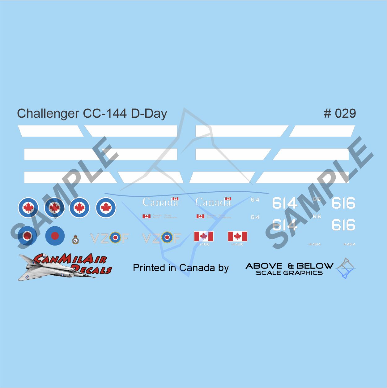 029 - Canadair Challenger 601 / CC-144 - FIP (2004) Special: 60th Anniversary D-Day