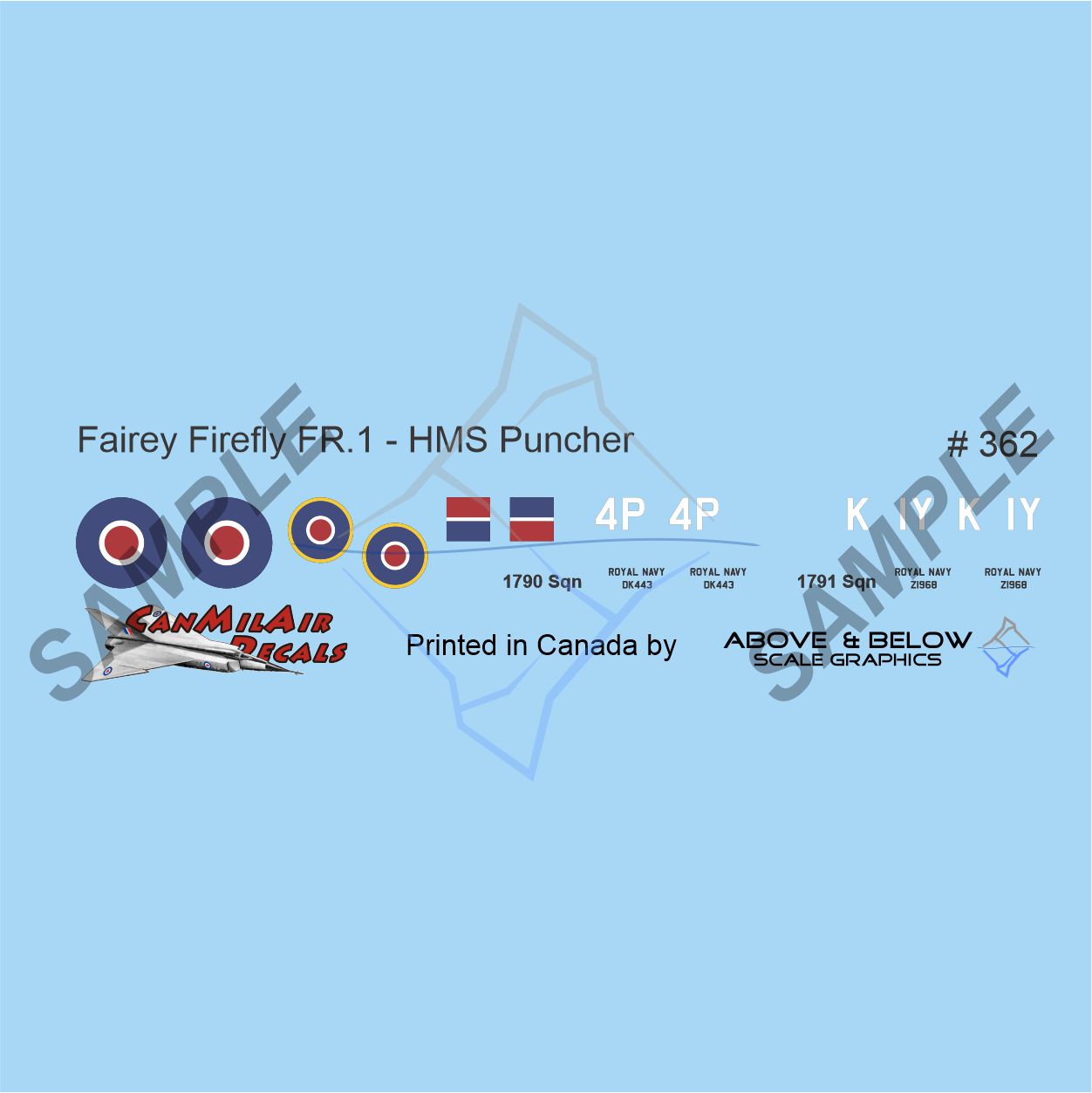 362 - Fairey Firefly FR. 1 - HMS Puncher (1945)