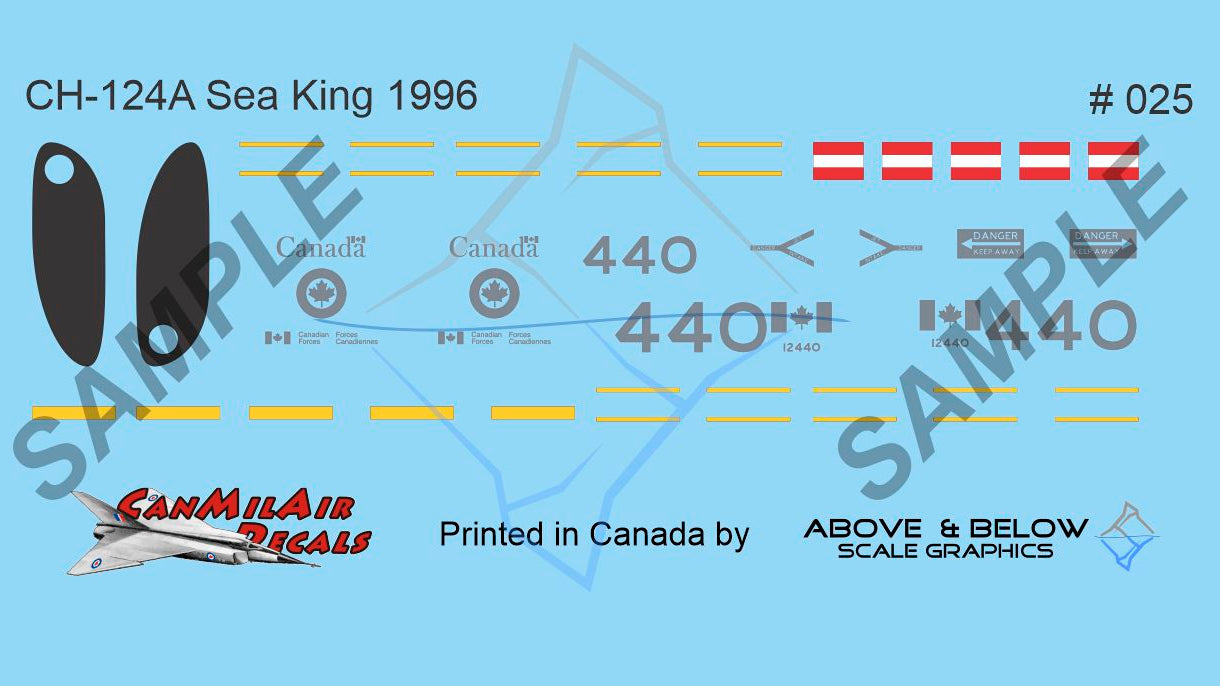 025 - Sikorsky CH-124 Sea King - FIP (1996-2016)