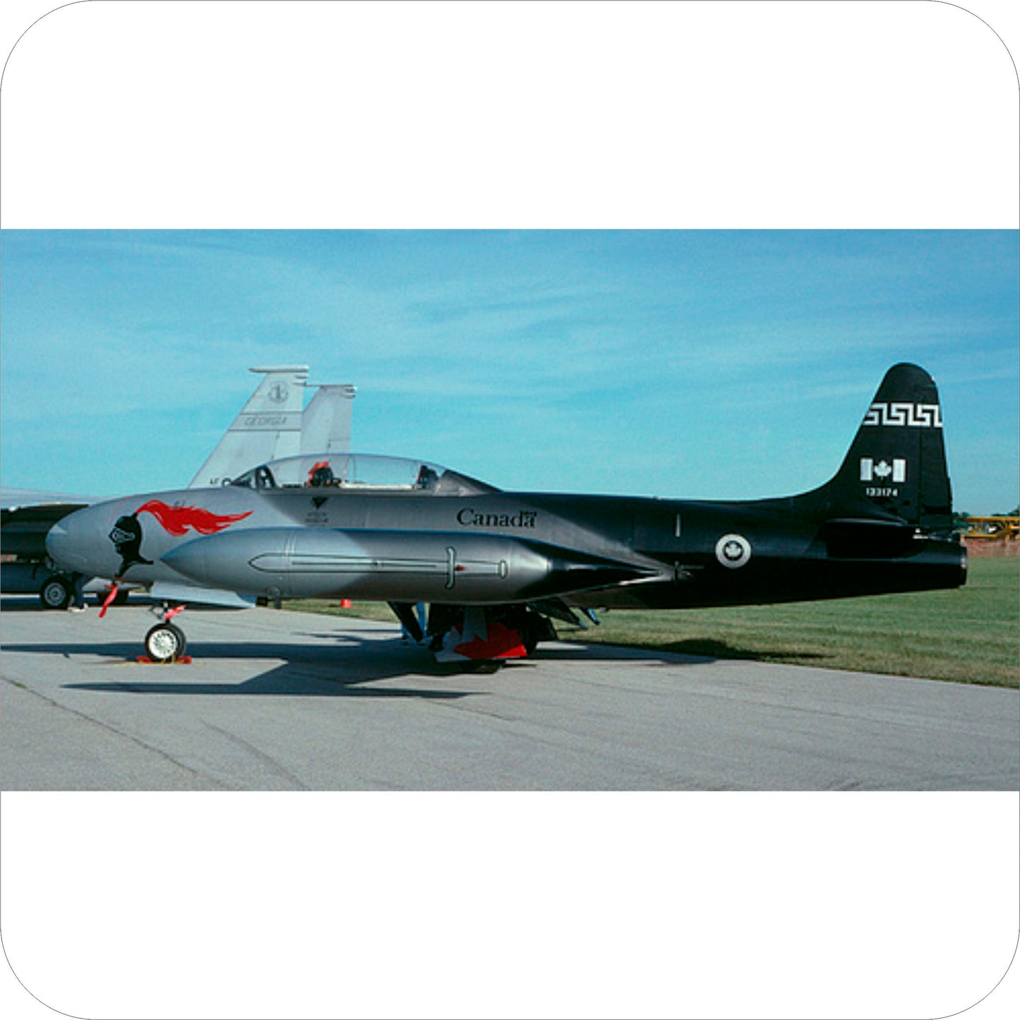 607 -Canadair CT- 133 Silver Star - 414 Sqn "Black Knight" (1991)