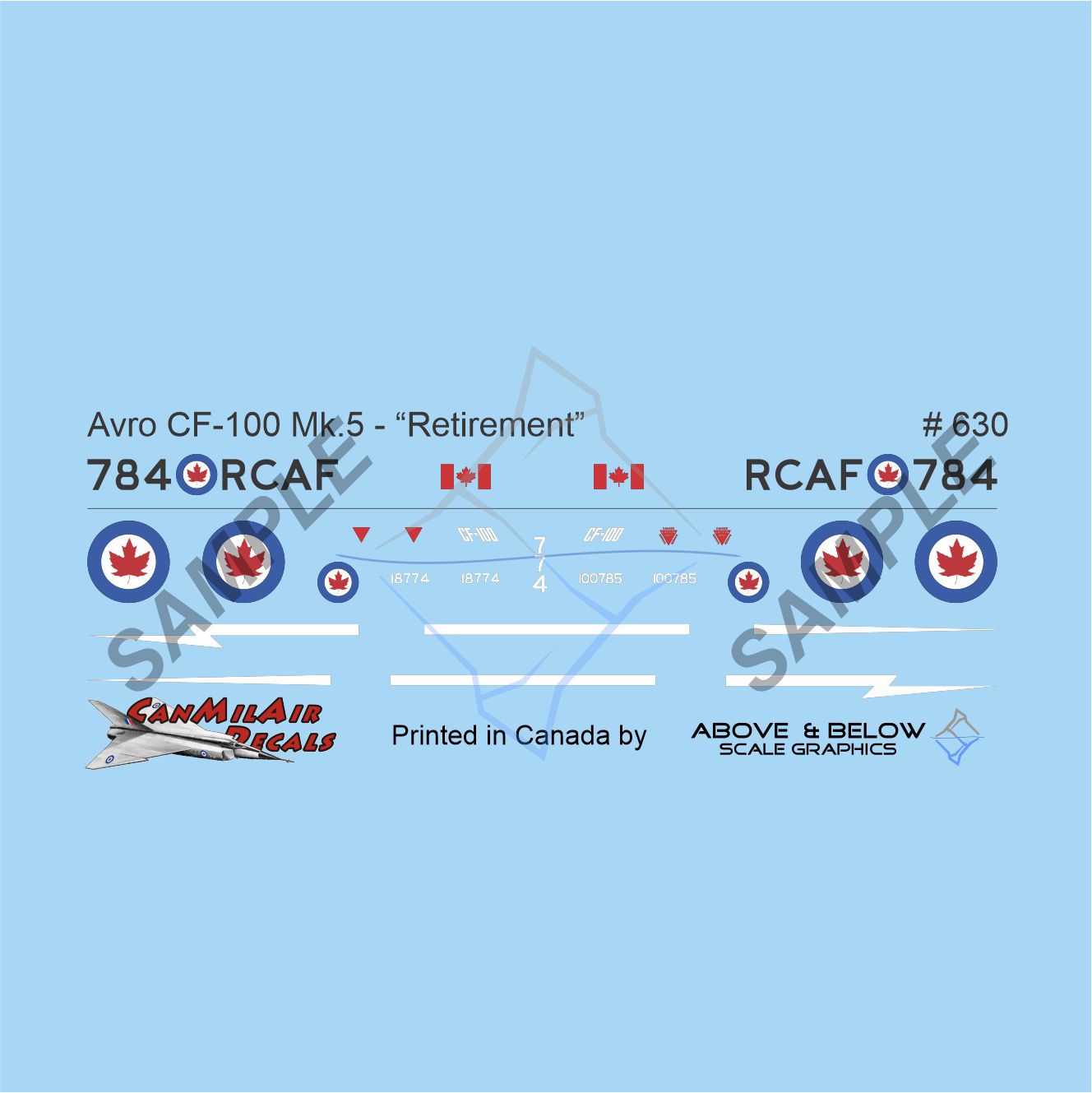 630 -  Avro CF-100 Canuck Mk. 5D - Retirement Special