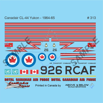313 - Canadair CL-44 Yukon (1964-65) S/N 15926