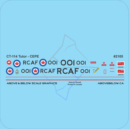 2105 - Canadair CT-114 Tutor - CE&PE First Flight