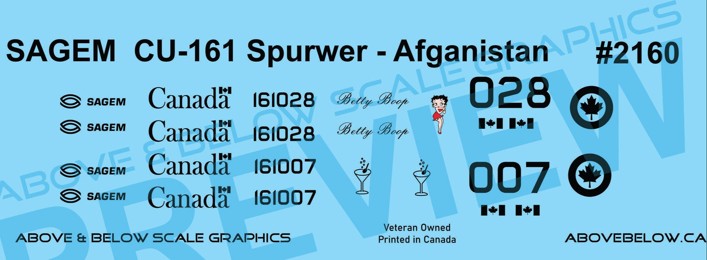 2160 - SAGEM CU-161 Sperwer - Afghanistan