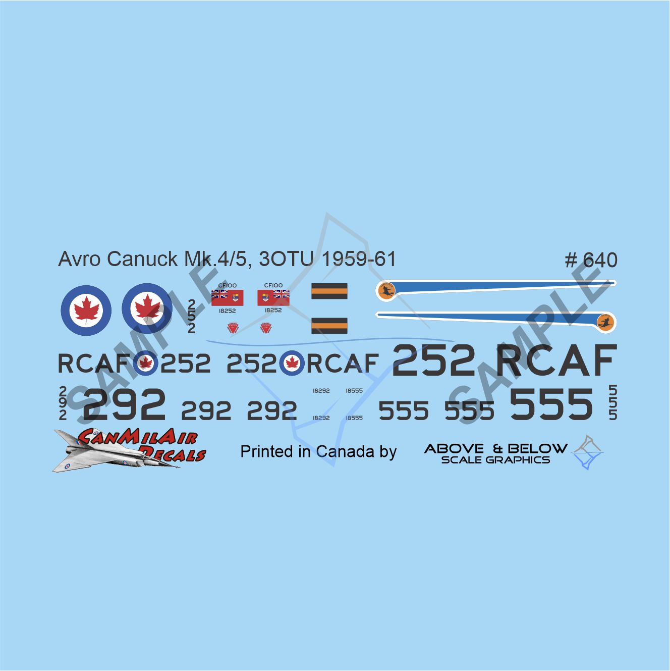 640 - Avro CF-100 Canuck Mk. 4/5 - 3(F)OTU (1959-61)