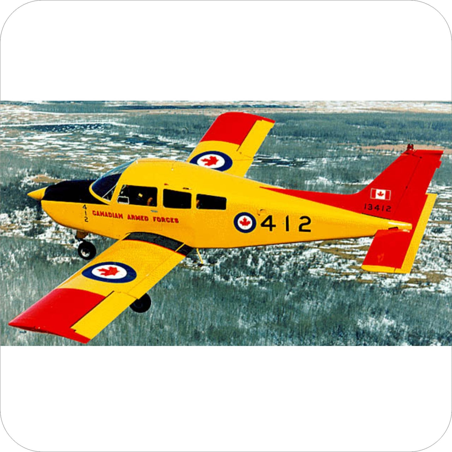 172 - Beechcraft CT-134 Musketeer - CAF (1971-81) - 3 CFFTS 'Muskrat Gold' Demo Team