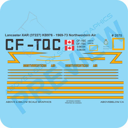 2075 - Avro Lancaster X-AD Water Bomber - Northwestern Air