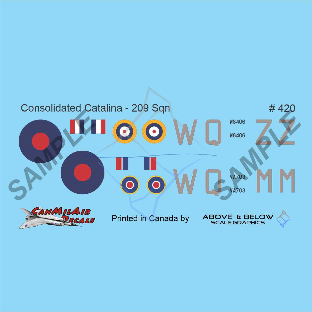 420 - Consolidated Catalina - RAF Coastal Command 209 Sqn.  (1941-42)