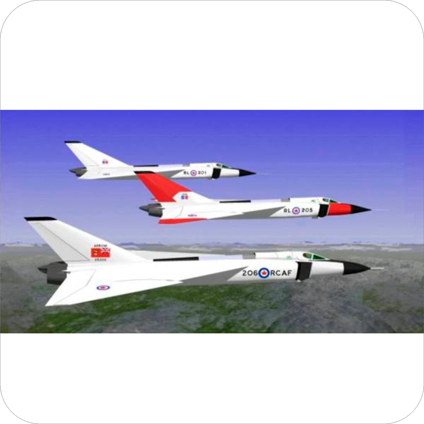 075 - Avro CF-105 Arrow *Fictional* Mk II -  RCAF+3  - 410 Sqn
