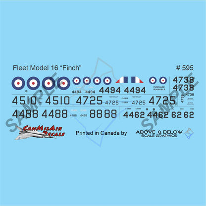 595 - Fleet Model 16 Finch - EFTS (1940-1944)