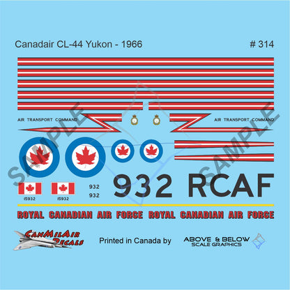 314 Canadair CL-44 Yukon (1966) S/N: 15932