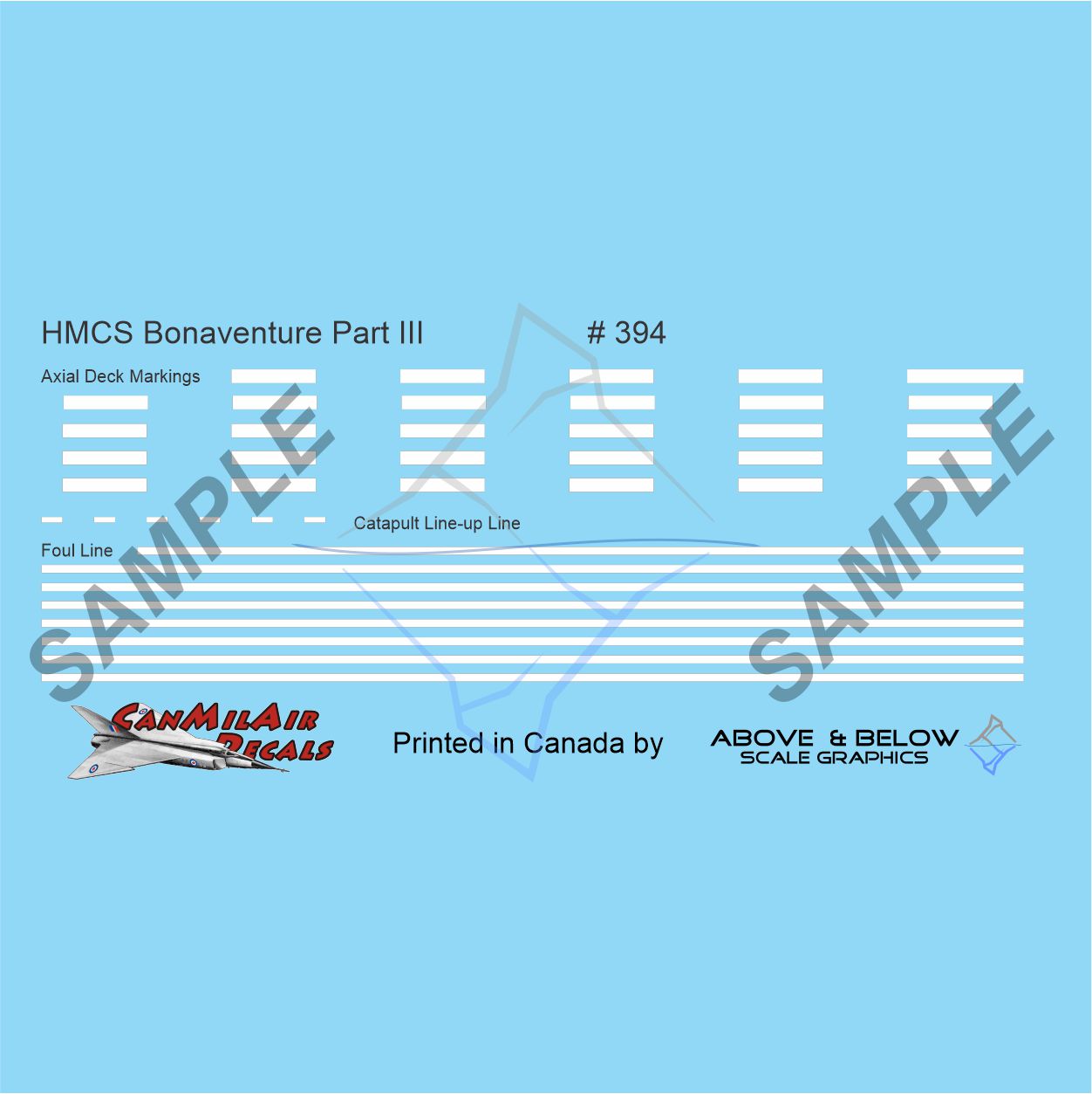394 - HMCS Bonaventure Deck Markings Accessory Set #2