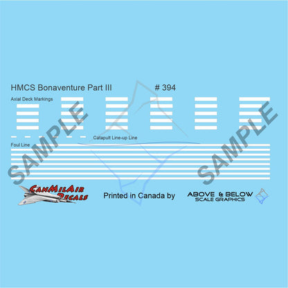 394 - HMCS Bonaventure Deck Markings Accessory Set #2
