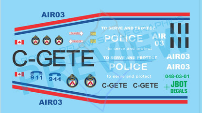 1026 - Bell 206 Jet Ranger - Toronto Police "Air 3"