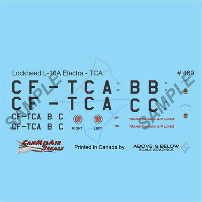 469 - Lockheed L-10A Electra - Trans Canada Airlines (1937-1939)