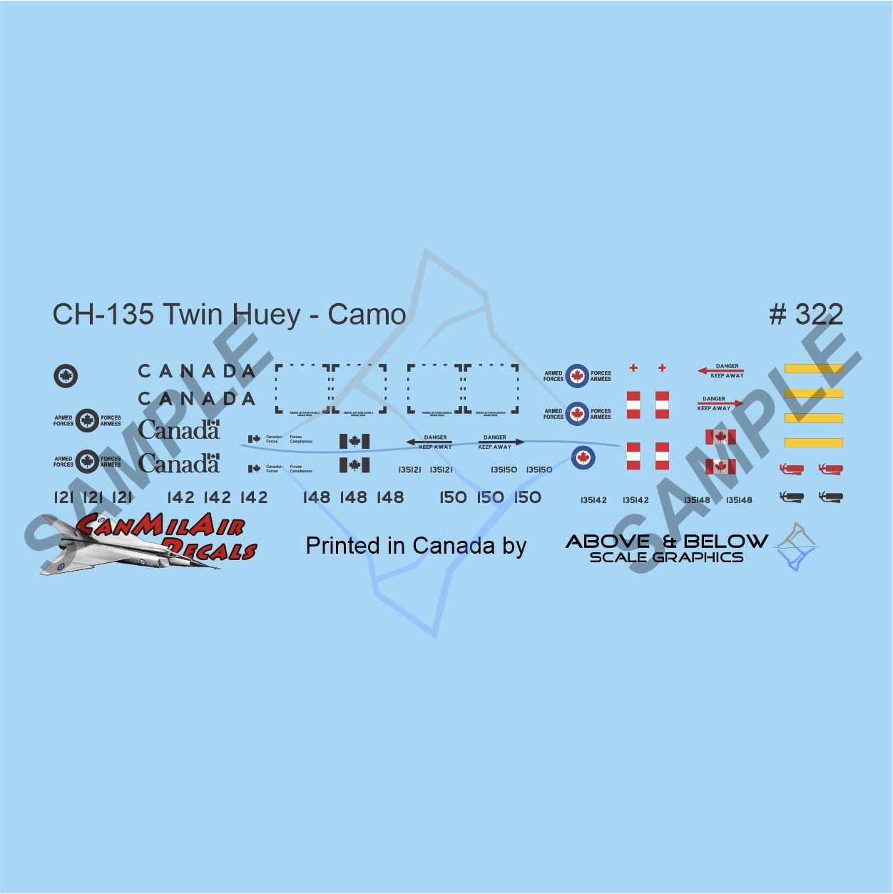 322 - Bell CH-135 Twin Huey - SYM & FIP Camo (1974-1998)