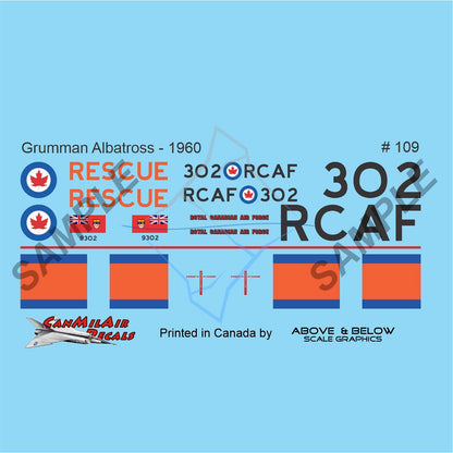 109 - Grumman Albatross - RCAF+3 (1960)