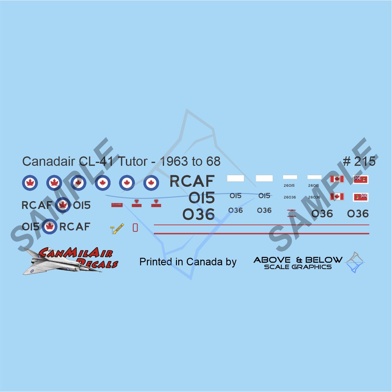 215 - Canadair CT-114 Tutor - RCAF New Leaf (1963-68)
