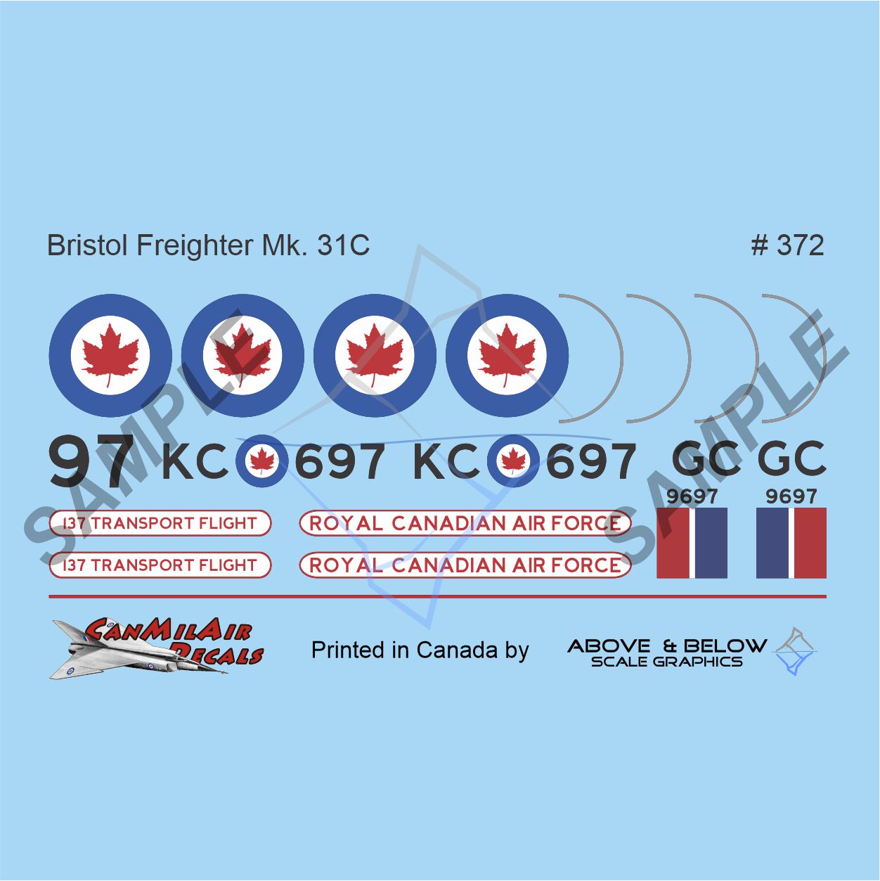 372 - Bristol Freighter Mk. 31C - 137 TF (1953-55)