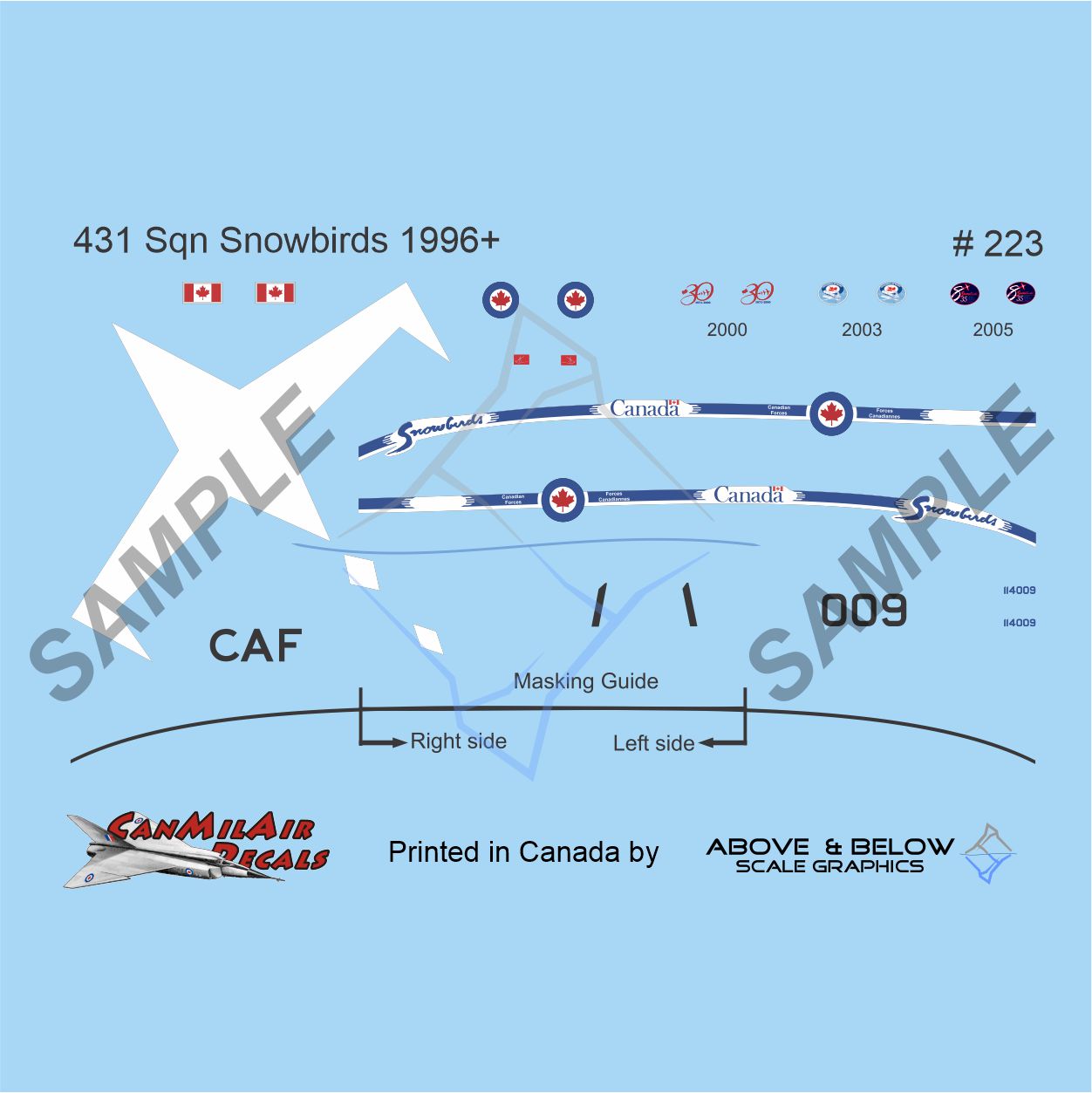 223 - Canadair CT-114 Tutor - Snowbirds 1996+