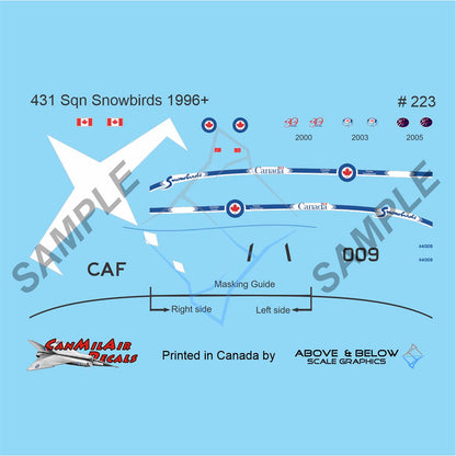 223 - Canadair CT-114 Tutor - Snowbirds 1996+