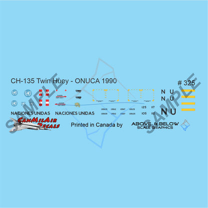 325 - Bell CH-135 Twin Huey - UN Honduras (1990)