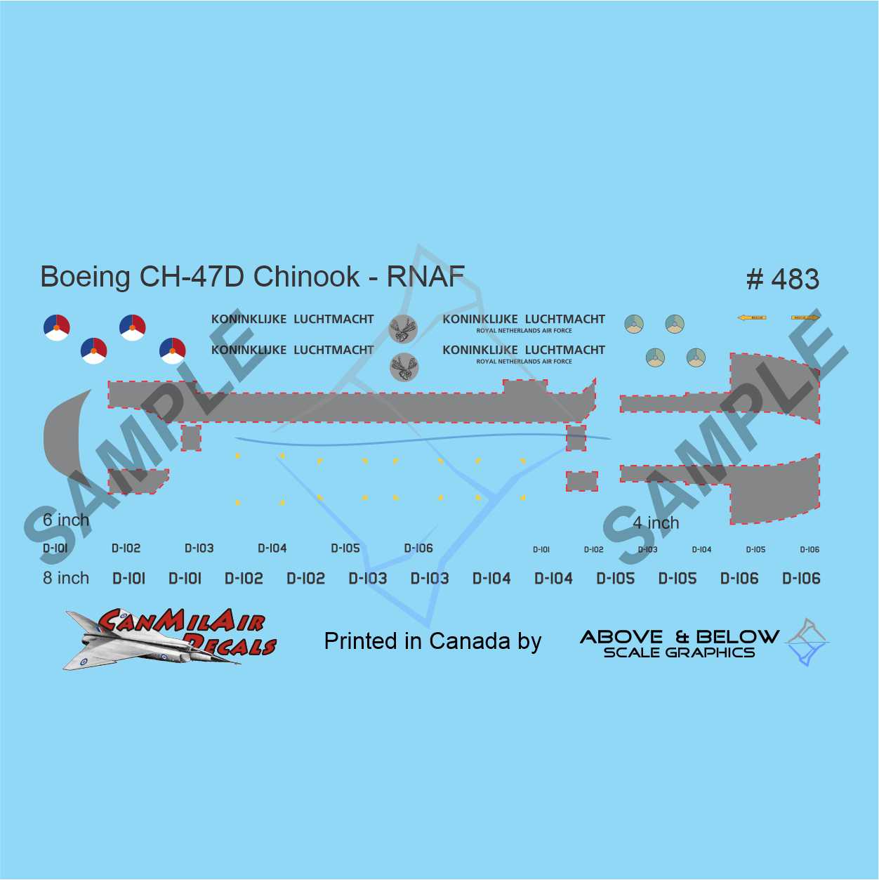483 - Boeing CH-47C/D Chinook - RNAF