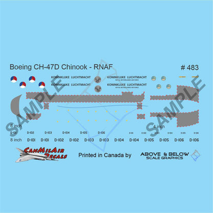 483 - Boeing CH-47C/D Chinook - RNAF