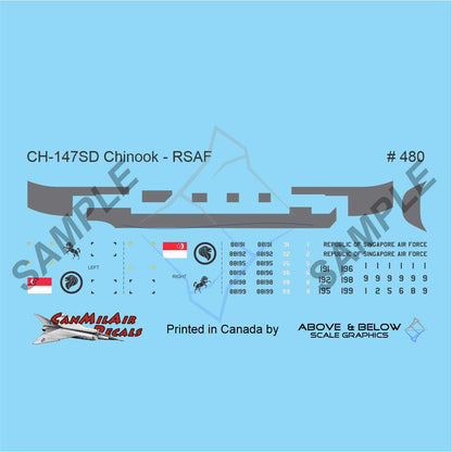 480 - Boeing CH-47SD Chinook - RSAF
