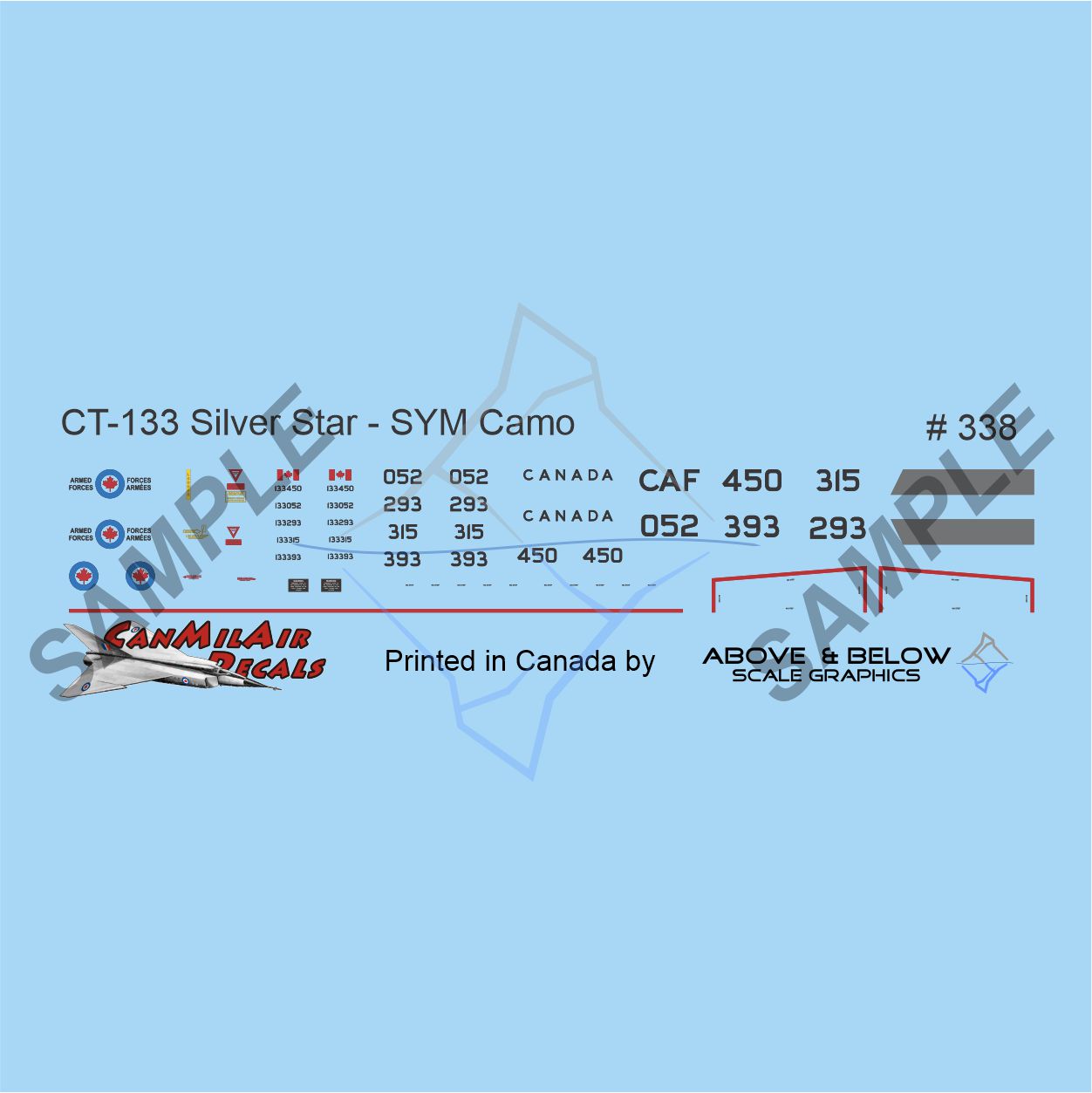 338 -  Canadair CT-133 Silver Star - SYM Camo