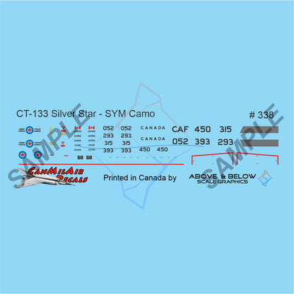 338 -  Canadair CT-133 Silver Star - SYM Camo